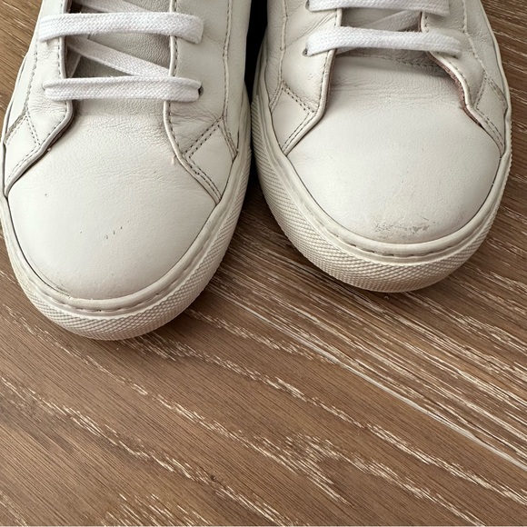 Hugo Boss Women White Leather Low-Top Sneakers 39 (Made In Italy) - Picture 9 of 11